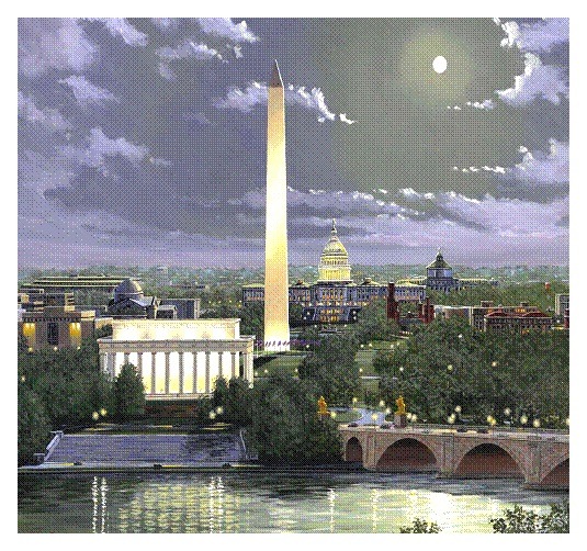 Evening in Washington