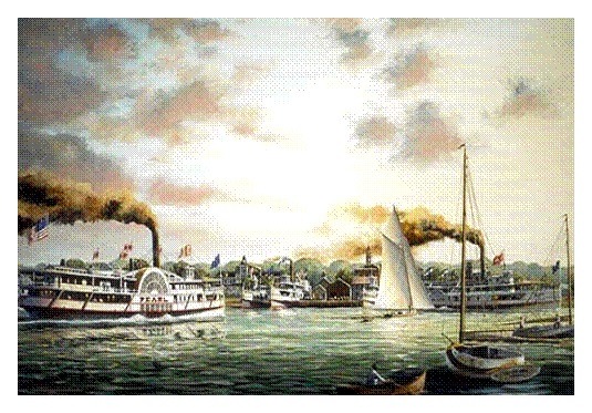 Put-In-Bay at sunset